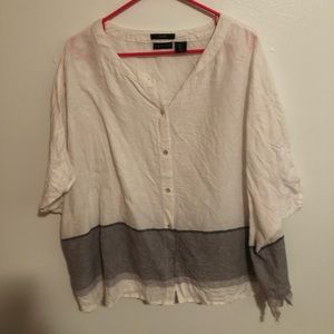 Linen Oversized Top